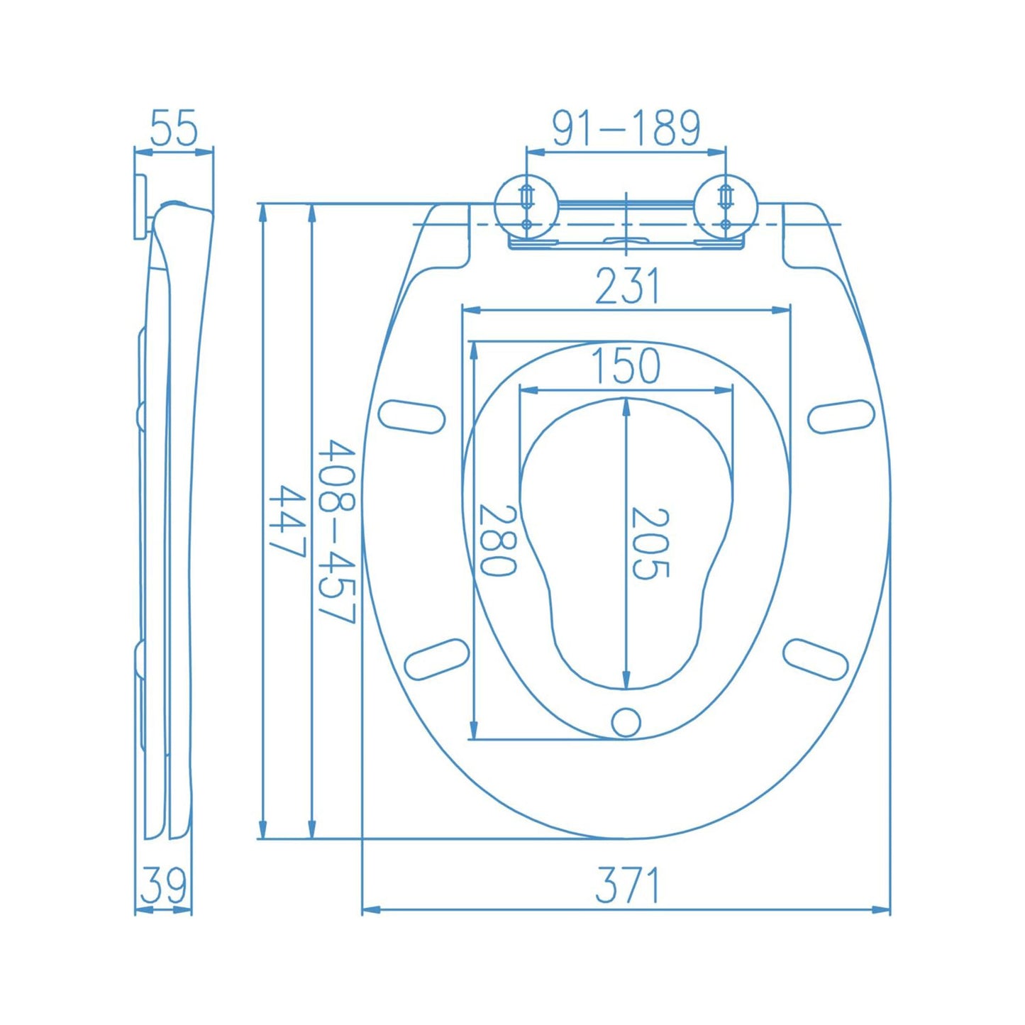 Abattant familial 2-en-1
