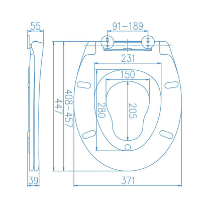 Abattant WC familial 2-en-1 (enfant + adulte)