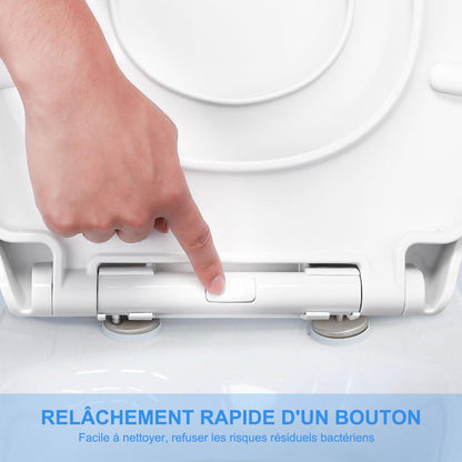 Abattant WC familial 2-en-1 (enfant + adulte)