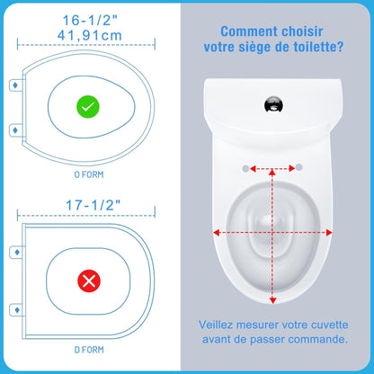 Abattant WC familial 2-en-1 (enfant + adulte)