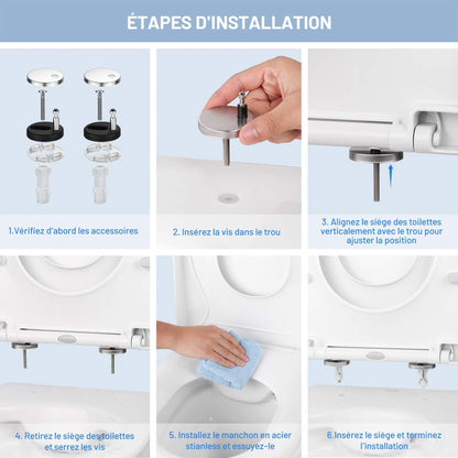 Abattant WC familial 2-en-1 (enfant + adulte)